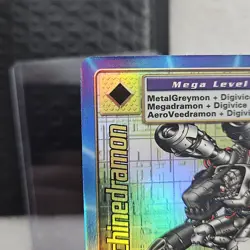 1999 Machinedramon Bo-55 Series 2 Booster Digimon Card NM Digi- Bandai Holo Foil - Image 5