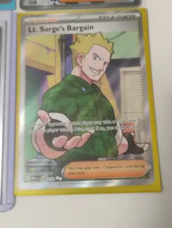 Pokemon Nemona/Geeta/Amarys/Raifort Trainer Supporter Full Art Holo Cards - Image 2