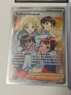 Pokemon Nemona/Geeta/Amarys/Raifort Trainer Supporter Full Art Holo Cards - Image 4