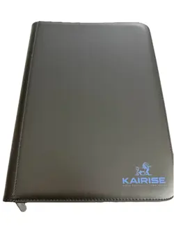 9 Pocket Trading Card Binder 36 Pages Card Collection Binder PU Leather Zip - Image 1