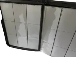 9 Pocket Trading Card Binder 36 Pages Card Collection Binder PU Leather Zip - Image 2