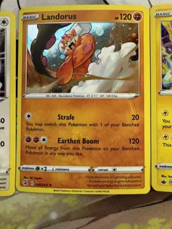 Thundurus Tornadus Landorus Holo Set Pokemon Card Black & White NM - Image 3