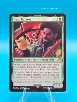 NM - 2025 Magic the Gathering EN, Sazh Katzroy, Rare, 199 - Image 1