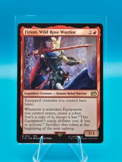 NM - 2025 Magic the Gathering, FIN, Firion, Wild Rose Warrior, Rare, 137 - Image 1