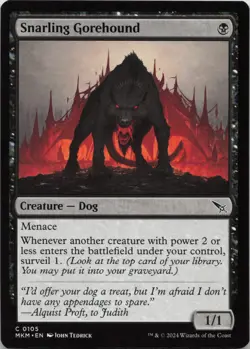 Snarling Gorehound C Murders at Karlov Manor 105 LP-NM - Image 1