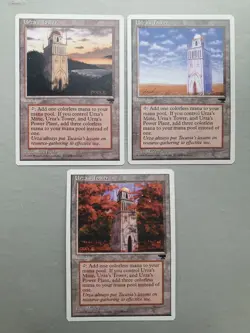 Urza's Tower (x3), MTG Chronicles (1995), Uncommon Lands NM - Image 1