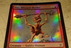 Foil Akki Blizzard-Herder - Betrayers of Kamigawa - Magic: The Gathering - Image 3