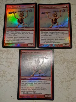 Foil Akki Blizzard-Herder - Betrayers of Kamigawa - Magic: The Gathering - Image 4
