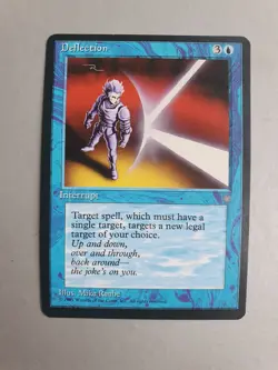 Deflection , MTG Ice Age (1995), Rare Blue Instant NM - Image 1