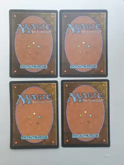 Boomerang x4 PLAYSET MTG Chronicles (1995) Common Blue Instant NM - Image 2