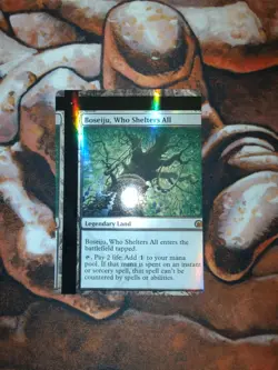 FOIL NFC Miscut Boseiju, Who Shelters All FTV Realms MTG Magic the Gathering - Image 1