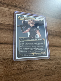 Cloud, Ex-SOLDIER - Borderless - 202 NEAR MINT NM - Final Fantasy - MTG English - Image 2