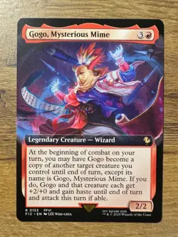 Magic MTG Final Fantasy Gogo, Mysterious Mime #153 *NON-FOIL* Extended Art Rare - Image 1