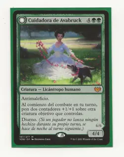 AVABRUCK CARETAKER Innistrad VOW Spanish MTG NM Cuidadora de Avabruck Magic - Image 1