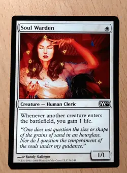 Mtg Magic: Seelenwachter / Soul Warden, English, Lifegain, Soul Sisters - Image 1