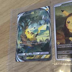 4x Pokemon Tcgp Custom Art PTCGP Fan Gift Cards Bundle Lot - Gold Pikachu Mona - Image 2