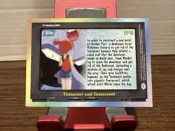 Tentacool and Tentacruel EP18 Holo - Pokemon Topps Series 2 - 1999 - Image 2