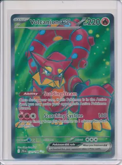 Volcanion ex 171/159 Journey Together Full Art Ultra Rare Holo Pokemon Card NM - Image 1