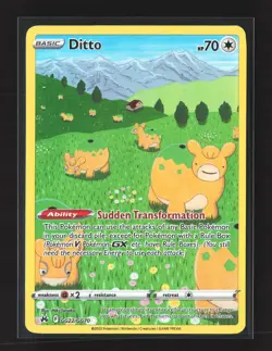 Pokemon Crown Zenith: Galarian Gallery #GG22/GG70 Ultra Rare Ditto - Image 1