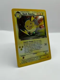 Pokemon Card 83/82 Dark Raichu NM Holo Near Mint WOTC Vintage Team Rocket - Image 2