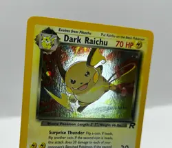 Pokemon Card 83/82 Dark Raichu NM Holo Near Mint WOTC Vintage Team Rocket - Image 5