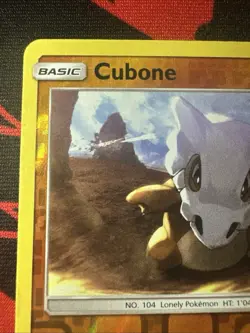 Cubone 105/236 Reverse Holo Common Unified Minds Pokemon 2019 - Image 3