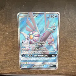 Near Mint Pokemon Palkia GX Ultra Rare Full Art Holo SM-Forbidden Light 119/131 - Image 3