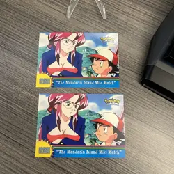 The Mandarin Island Miss Match OR16 Topps Pokemon Series 3 TV Animation Blue - Image 3