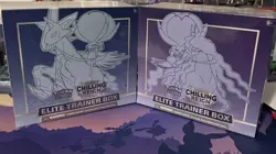 LOT OF 2 Pokemon Chilling Reign Ice & Shadow Rider Calyrex Elite Trainer Box ETB - Image 1