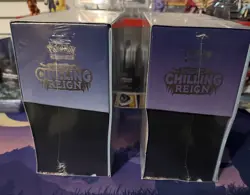 LOT OF 2 Pokemon Chilling Reign Ice & Shadow Rider Calyrex Elite Trainer Box ETB - Image 4