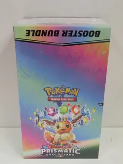 2025 Pokemon Prismatic Evolutions Factory Sealed Booster Bundle Display Box (b) - Image 1