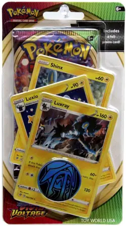 2021 Pokemon Sword & Shield Vivid Voltage Shinx, Luxio Luxray Booster pack - Image 1