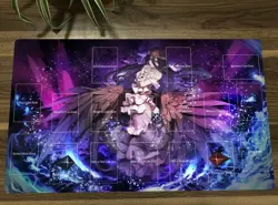 Overlord WVICM Playmat Albedo CCG TCG Mat Anime Girl Gaming Play Mat Desk Pad - Image 1