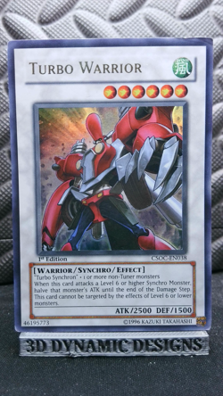 | Yugioh Turbo Warrior CSOC-EN038 1st Edition ULTRA Rare PL 🔥 | - Image 1