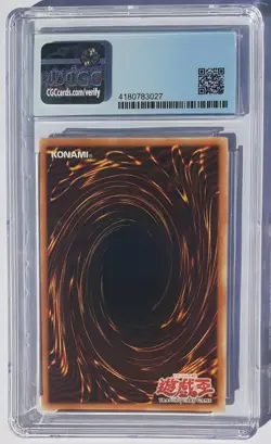 2002 Yu-Gi-Oh! 1st Edition LOB-000 Tri-Horned Dragon Asian English CGC 9.5 - Image 2