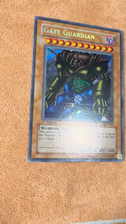 🔥 ENGLISH YUGIOH Gate Guardian MRD-000 SECRET Metal Raiders 1st Edition VLP #1 - Image 2