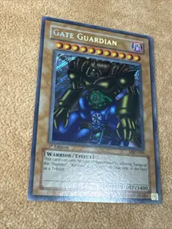 🔥 ENGLISH YUGIOH Gate Guardian MRD-000 SECRET Metal Raiders 1st Edition VLP #1 - Image 3