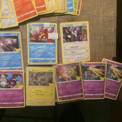 Pokemon Celebrations 34 Card Lot Pikachu V Xerneas Ex Imposter Professor Oak - Image 4