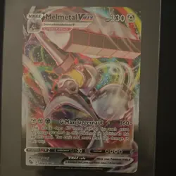 Pokemon Melmetal VMAX 048/078 GO Full Art Holo Ultra Rare 330 HP Vmax TCG Card - Image 1
