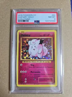 Pokemon TCG Clefairy Evolutions 63/108 Reverse Holo Holo Rare Card - Image 1