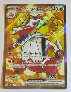 Skeledirge ex 233/193 Ultra Rare Paldea Evolved Pokemon TCG & Bonus Card - Image 2