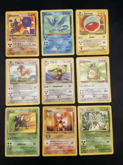 Vintage WOTC Pokemon Card Rare Lot - Fossil, Jungle, Base Set 1999 MP/HP - Image 1