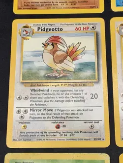 Vintage WOTC Pokemon Card Rare Lot - Fossil, Jungle, Base Set 1999 MP/HP - Image 5