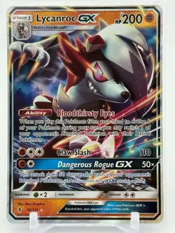 Lycanroc GX - 74/145 - Ultra Rare - Guardians Rising - Pokemon Card - NM/M - Image 1