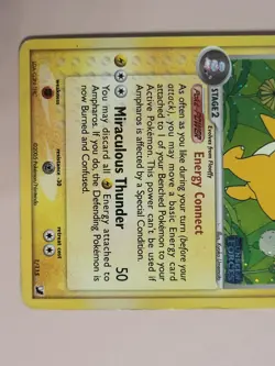AMPHAROS 1/115 EX Unseen Forces REVERSE HOLO RH rare Pokemon TCG card - Image 3