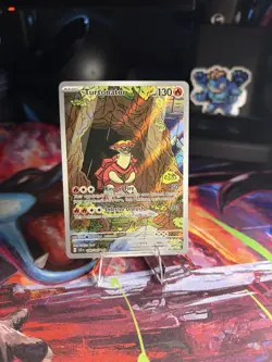Pokemon TCG Turtonator Stellar Crown Illustration Rare Card 146/142 - Image 1