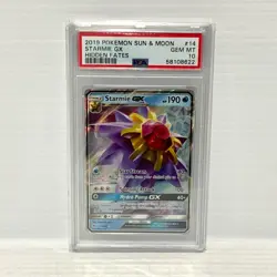 PSA 10 Starmie GX 64/68 - Hidden Fates - Graded Pokemon Card - Image 1