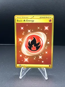 Basic Fire Energy 230/197 SV03: Obsidian Flames Secret Gold Pokemon Tcg Card LP - Image 1