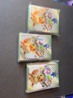 Pokemon TCG Sv09: Prismatic Evolutions 65 Card Sleeves - Sealed - Image 2