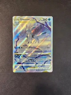 Pokemon TCG Crown Zenith Galarian Gallery Glaceon VSTAR Holo Card GG40/GG70 - Image 1